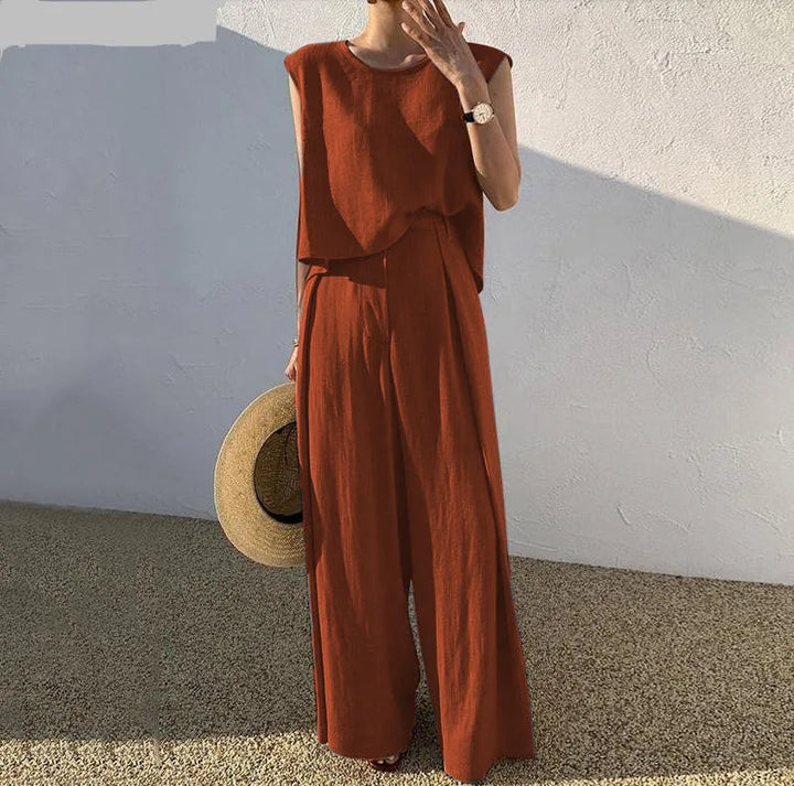 Raina Chic Relaxed Linen Set