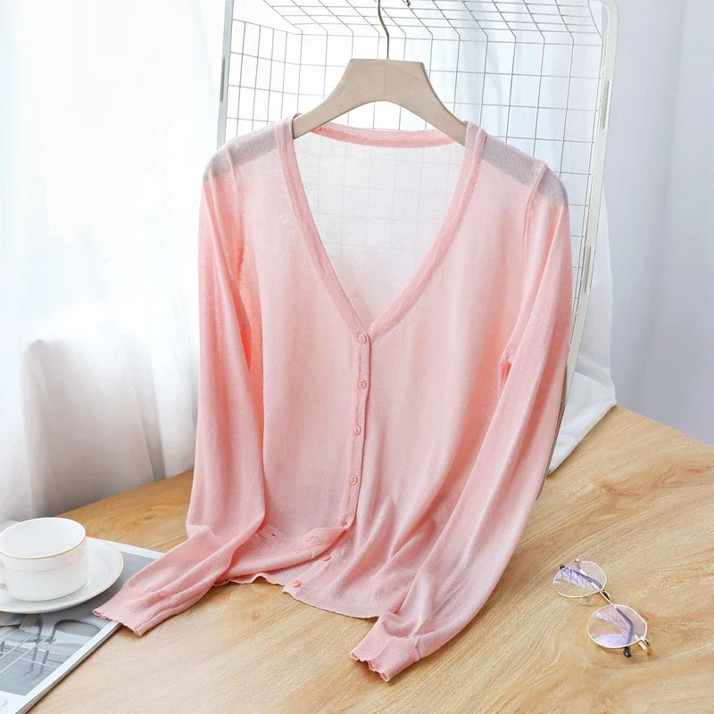 Kimona Ice Silk Cardigan
