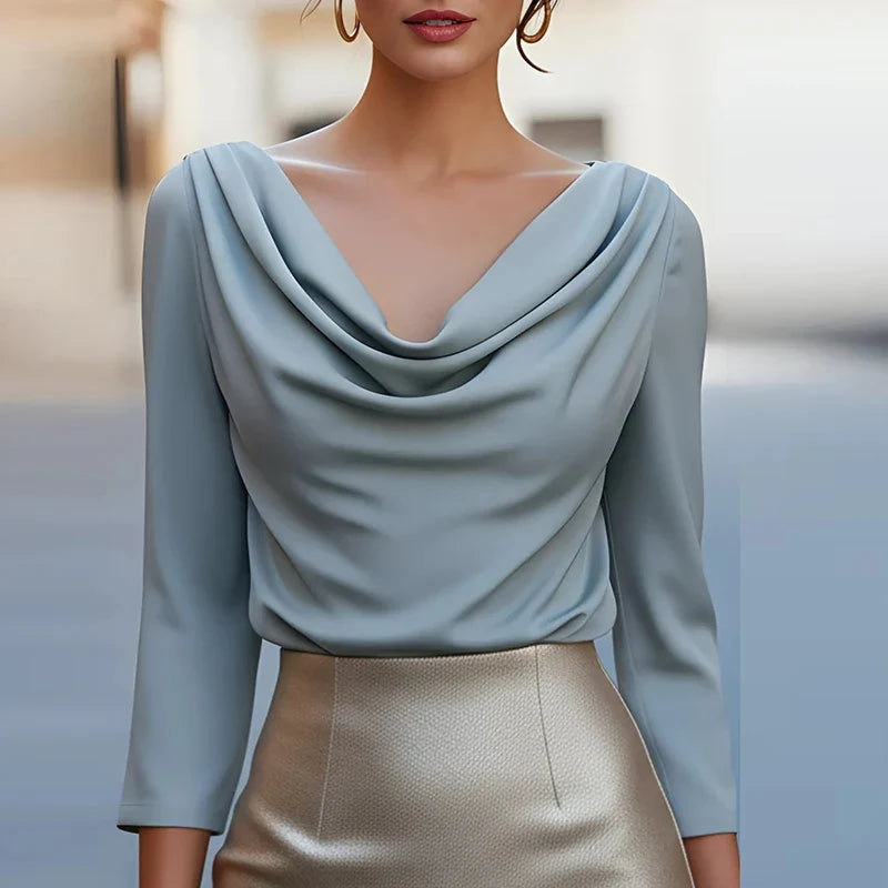 Daphne Cowl Neck Blouse