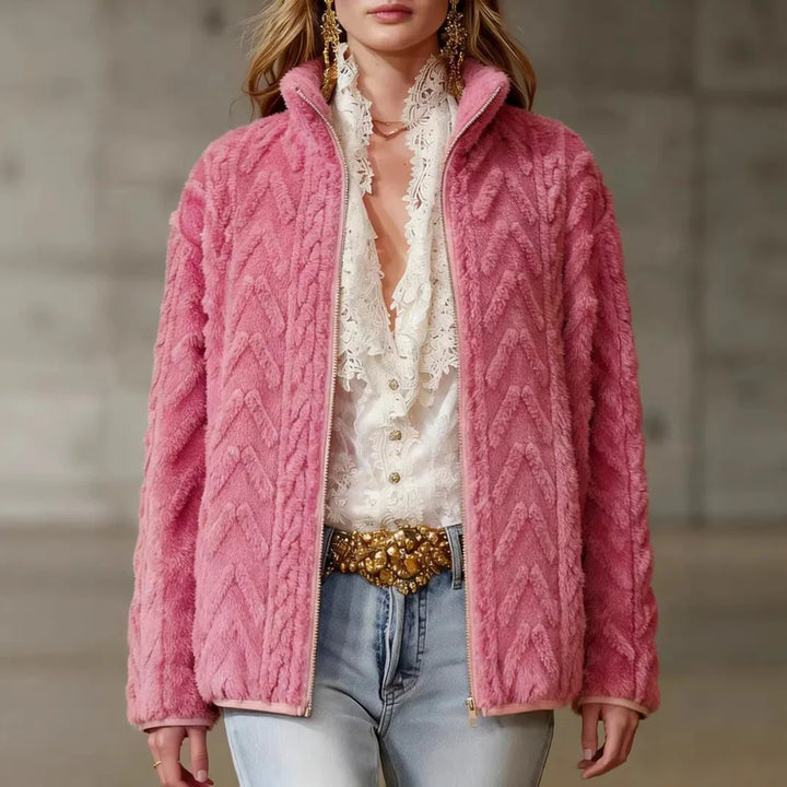 Marina Textured Fleece Jacket