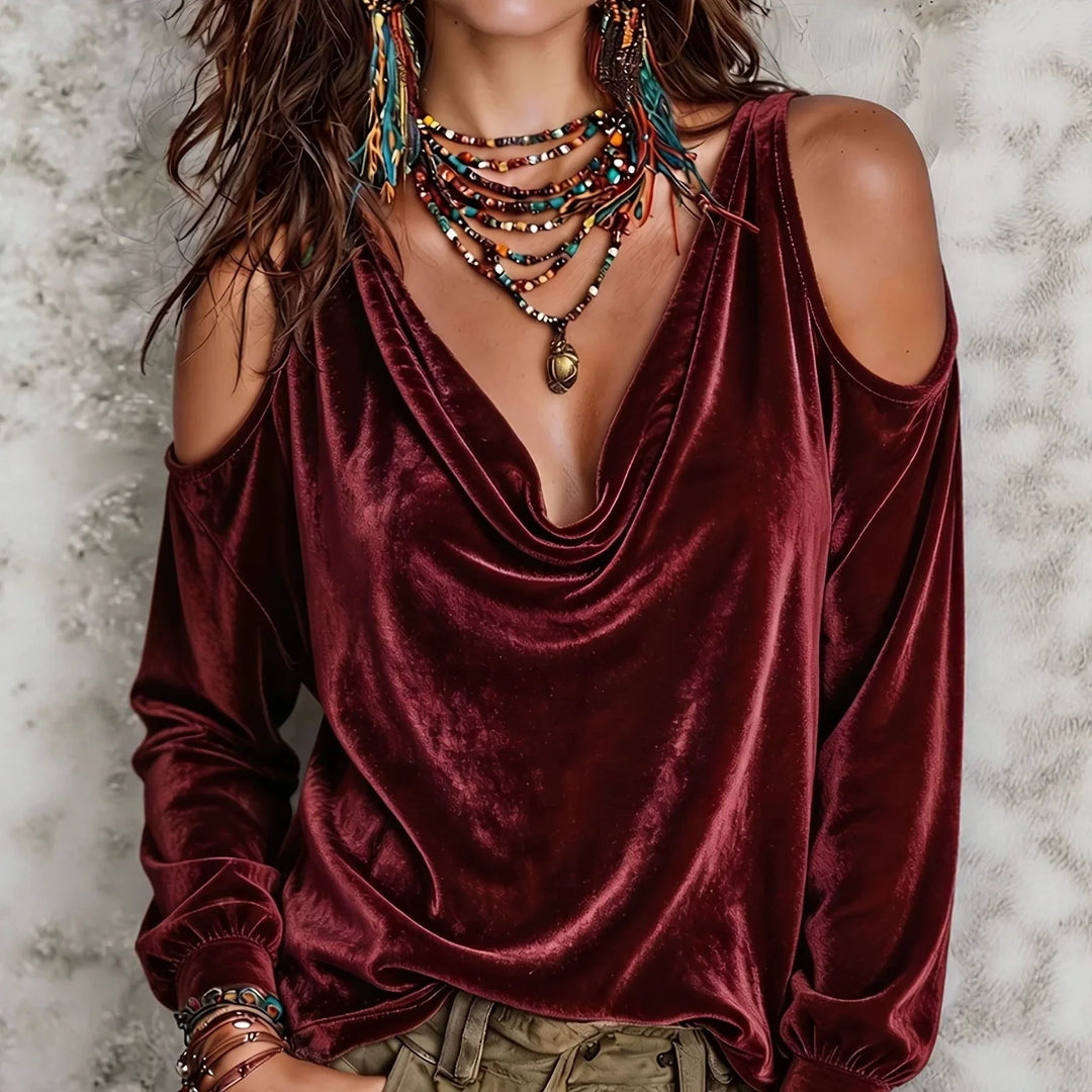 Federica Cowl Neck Top