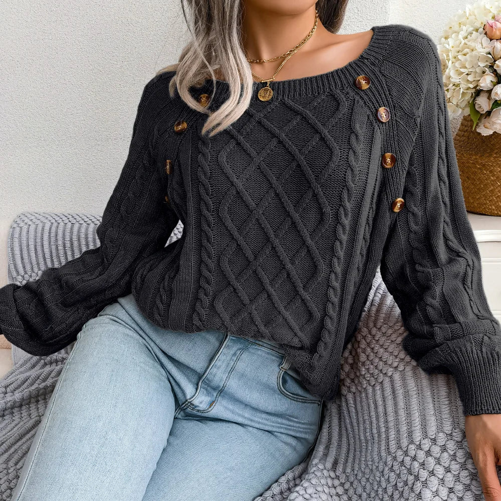 Marlowe Square Neck Sweater