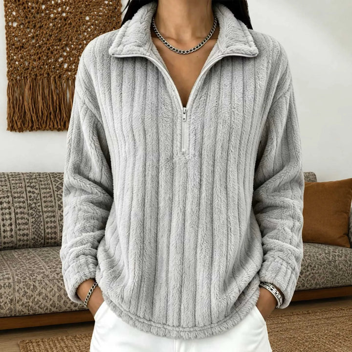 Agathe Quarter Zip Pullover