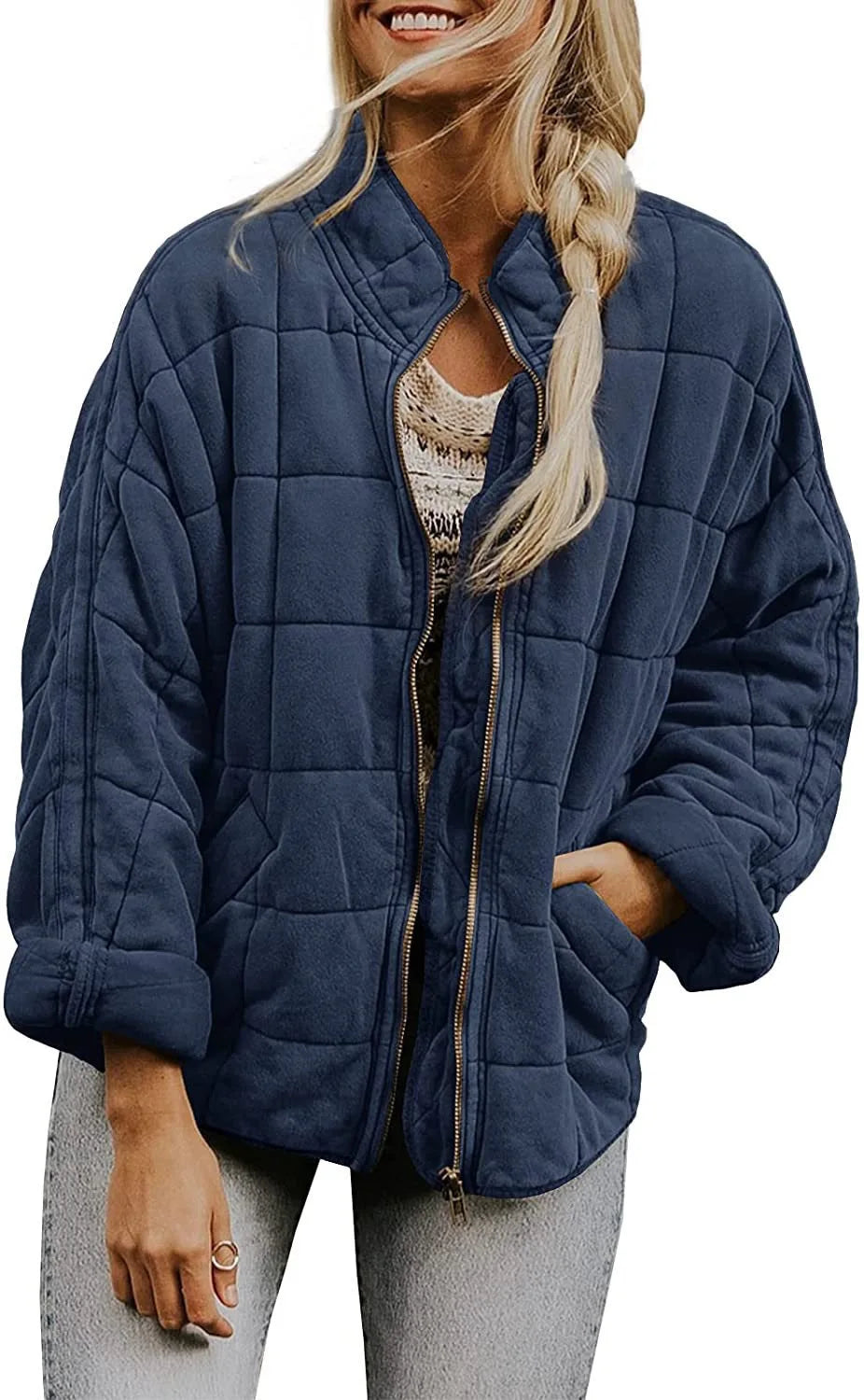 Larissa Quilted Bomber Jacket