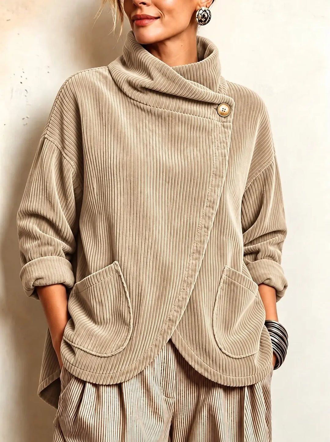 Imogen Wrap Front Jacket