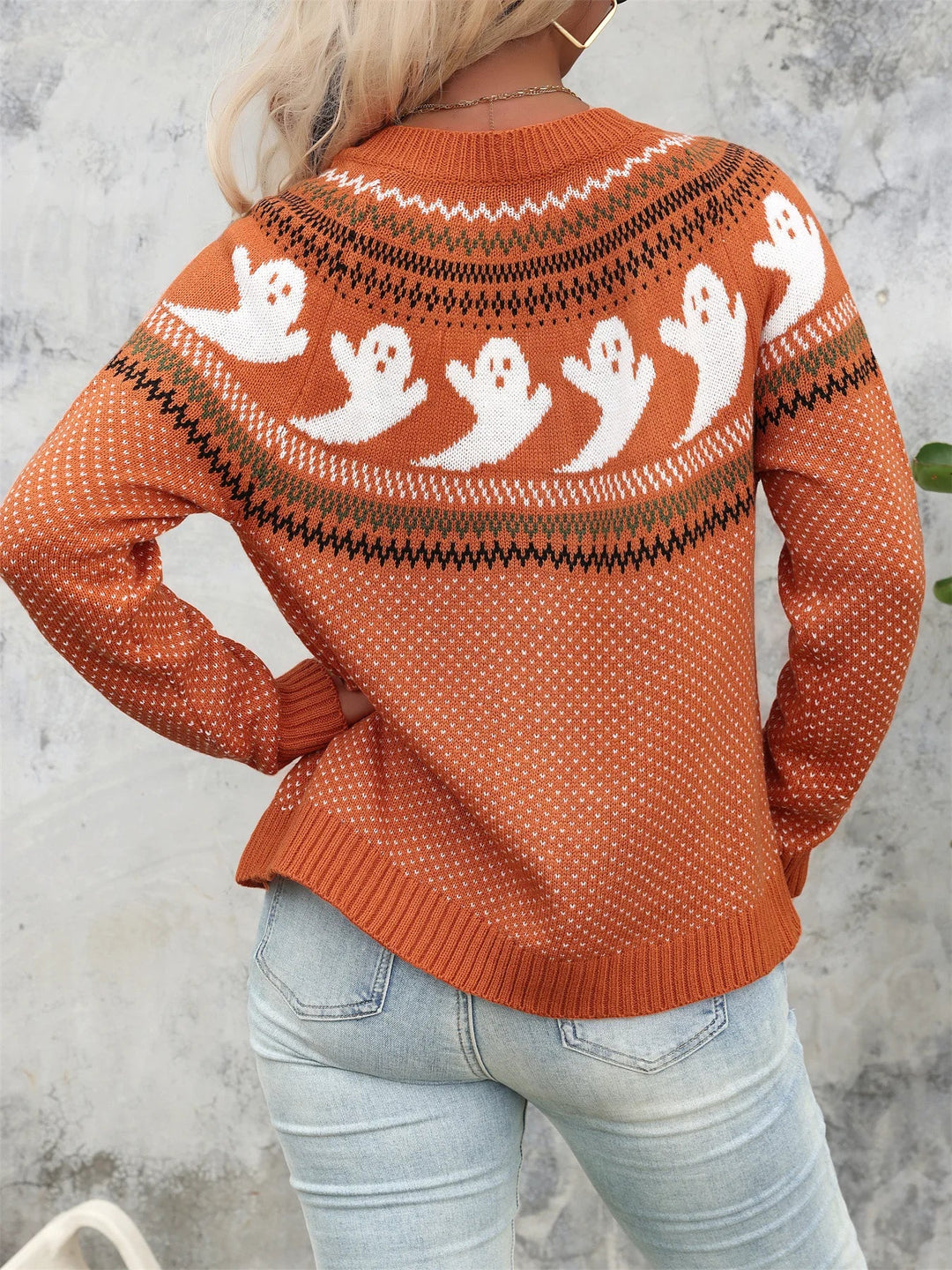 Vintage Ghost Button Cardigan