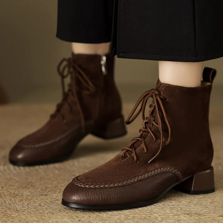Vesna Lace Up Ankle Boot