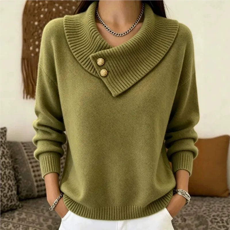 Vesper Foldover Collar Sweater
