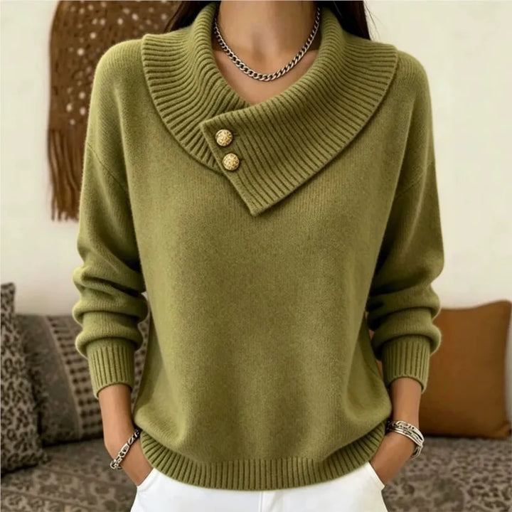 Vesper Foldover Collar Sweater
