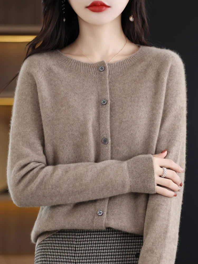 Elodie Button Front Cardigan