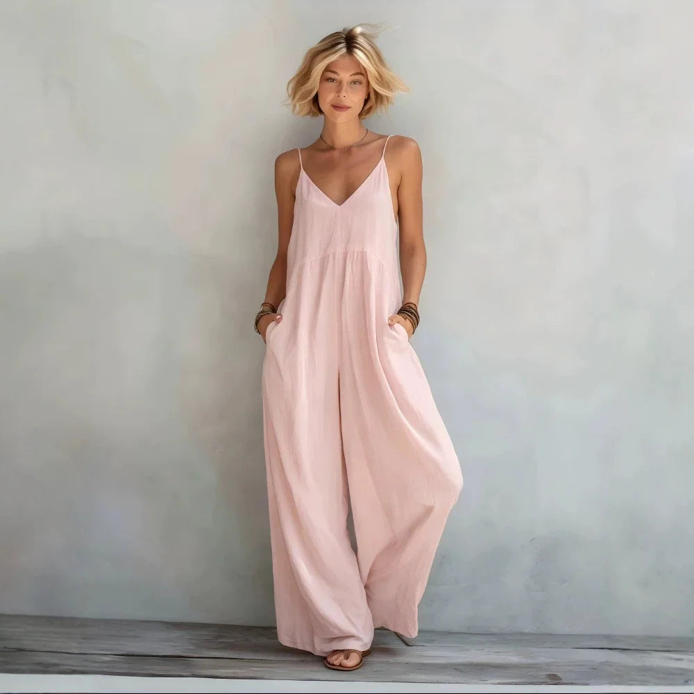 Emera Pocket Wide Leg Jumpsuit