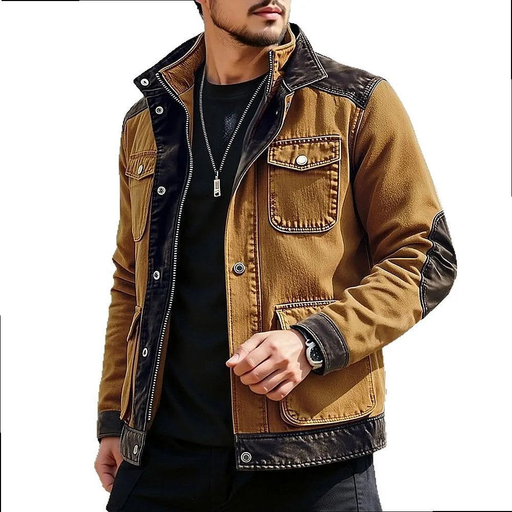 Soren Contrast Panel Jacket