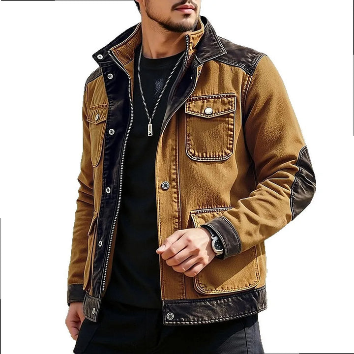 Soren Contrast Panel Jacket