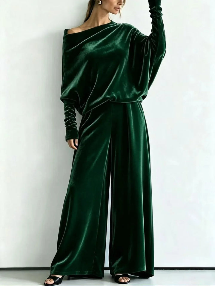 Tavena Off Shoulder Matching Set