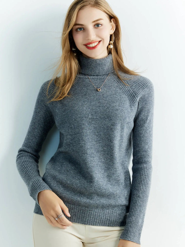 Genevieve Ribbed Turtleneck