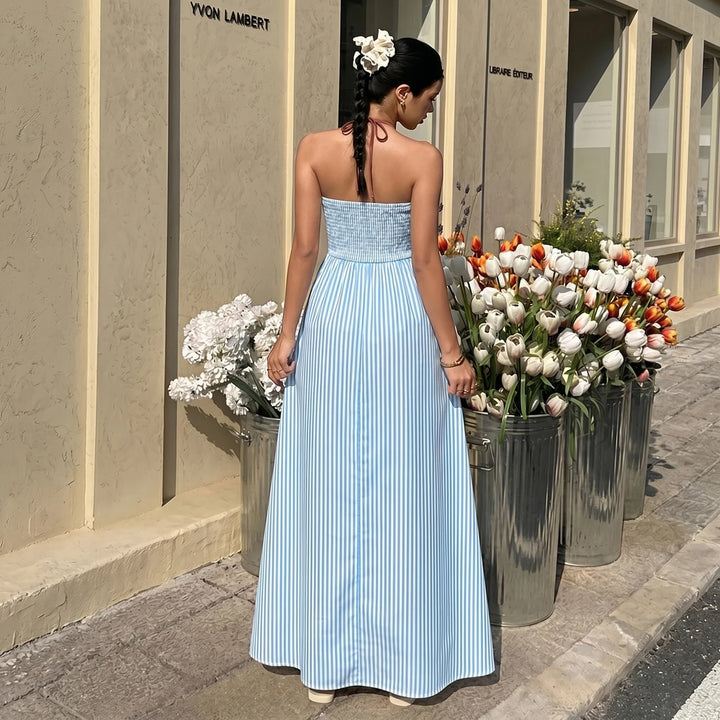 Winora Flowing Halter Neck Maxi Dress