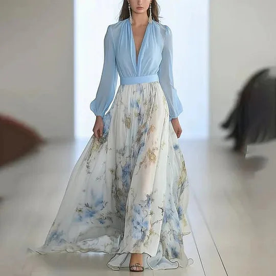 Mirielle Floral Print Wedding Guest Dress