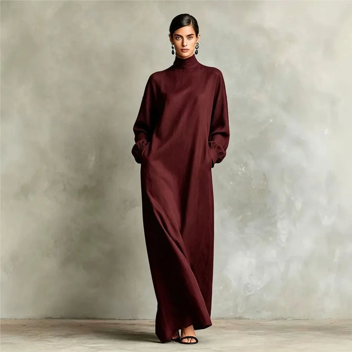 Lucia Turtleneck Maxi Dress