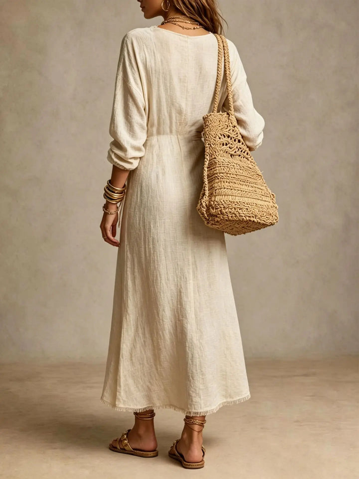 Andrea Waist Tie Maxi Dress
