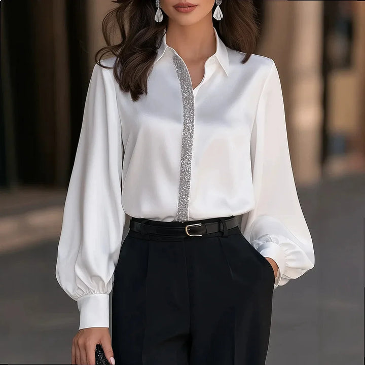 Celine Lantern Sleeve Blouse