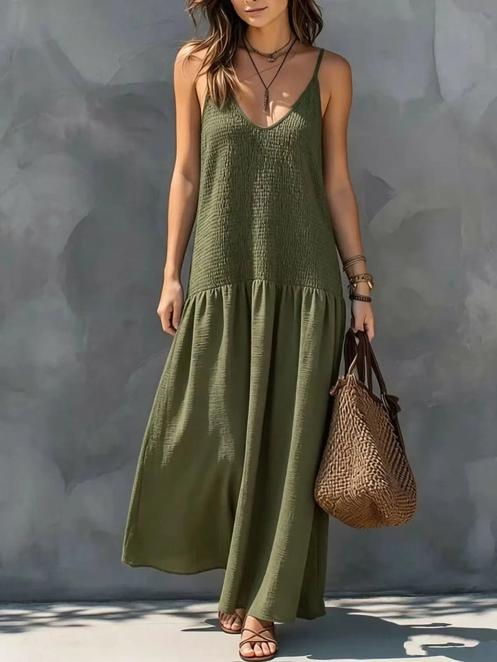 Helen Sophisticated Boho Maxi Dress