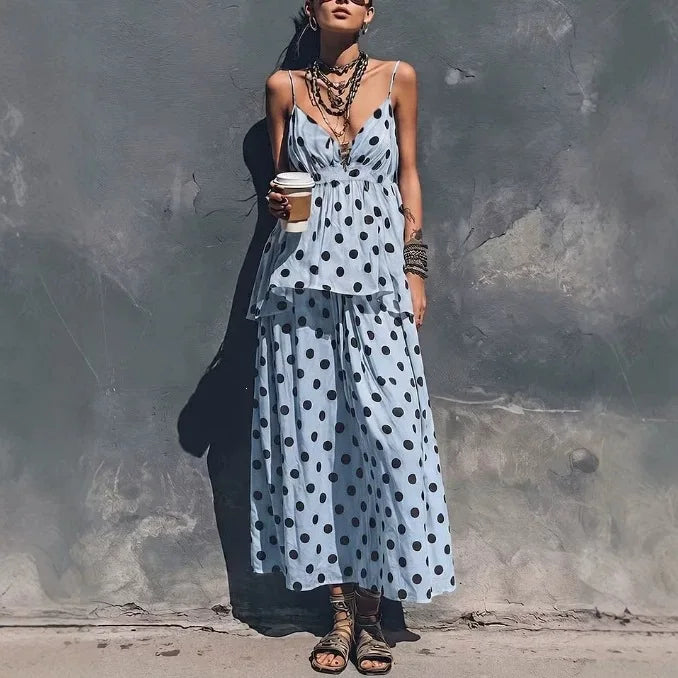Vionna Bohemian Cami Skirt Co-Ord Set