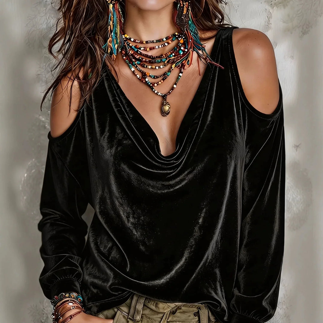 Federica Cowl Neck Top
