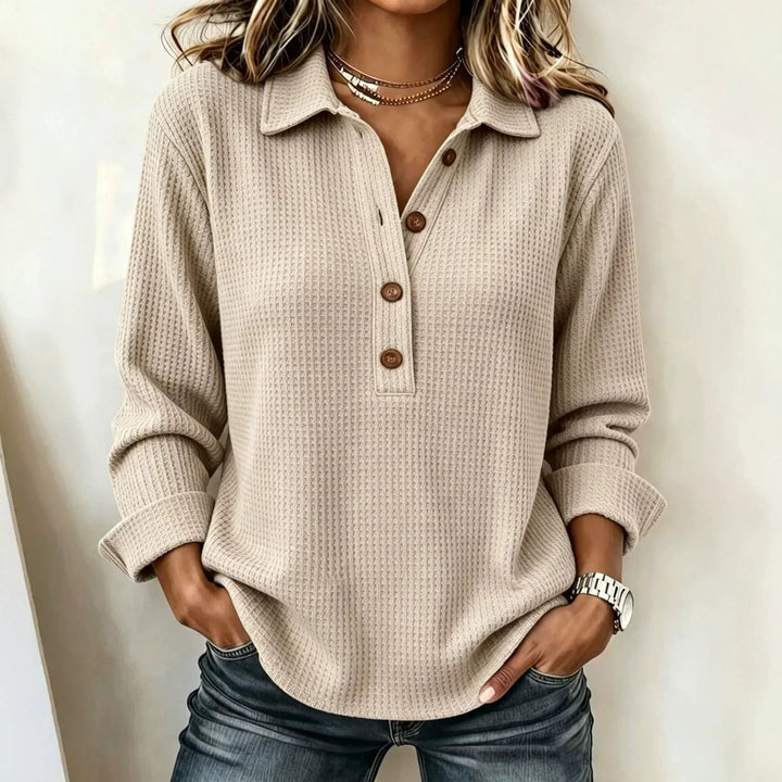 Tessa Waffle Knit Top
