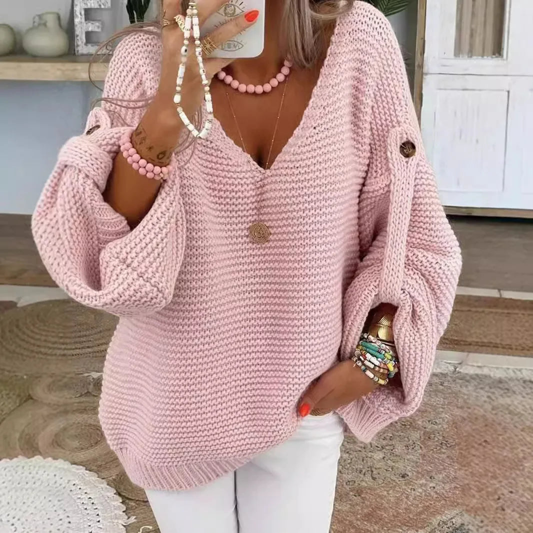 Nadette Lantern Sleeve Sweater