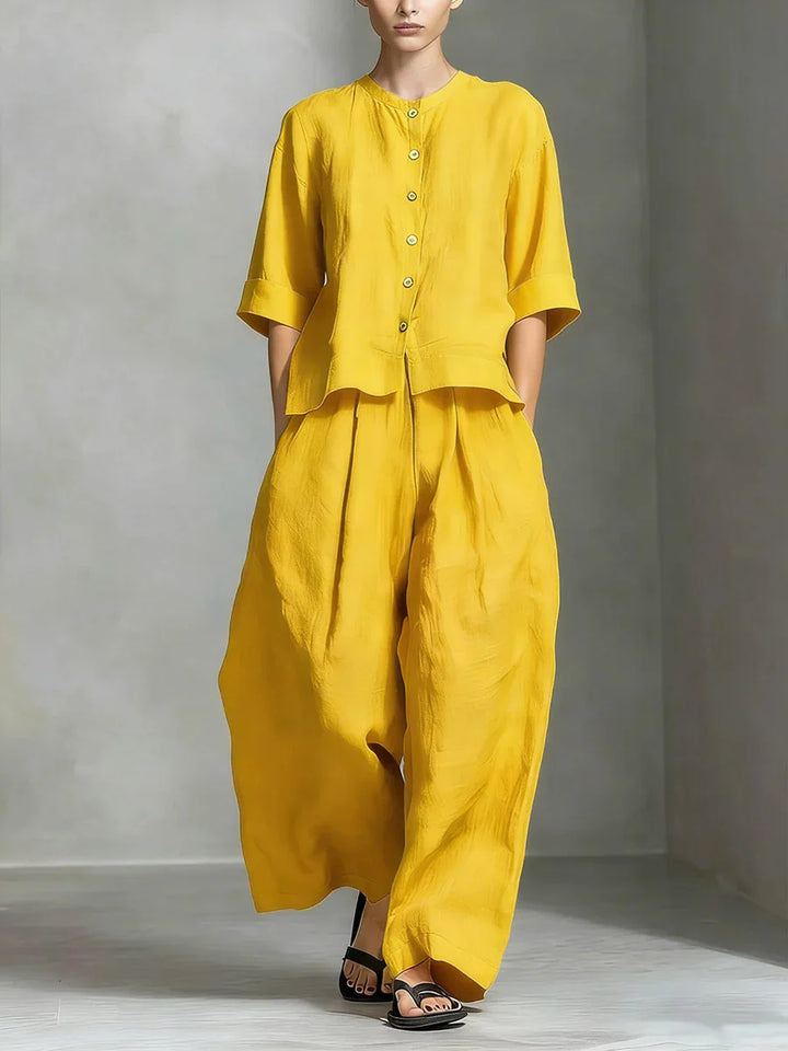 Helena Summer Linen Matching Set