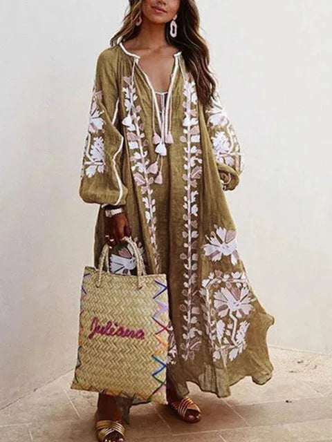 Delphine Bohemian Maxi Dress