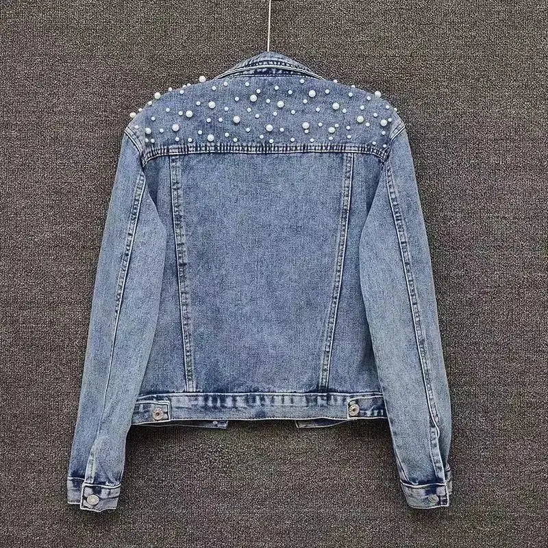 Orleena Studded Denim Jacket