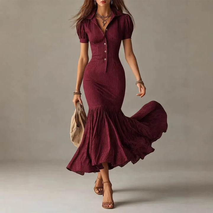 Ophelia Button Front Shirt Dress