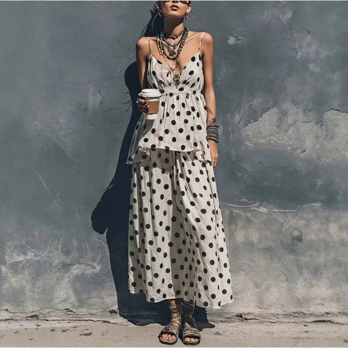 Vionna Bohemian Cami Skirt Co-Ord Set
