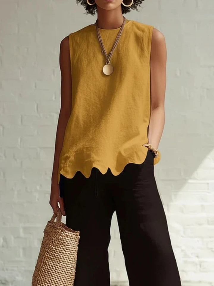 Delilah Flowy Sleeveless Casual Top