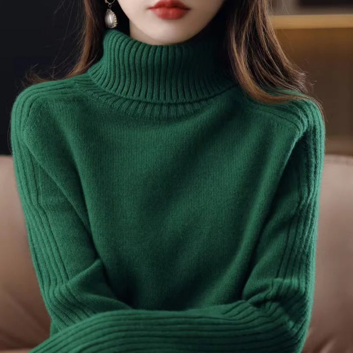 Miriam Ribbed Turtleneck Sweater