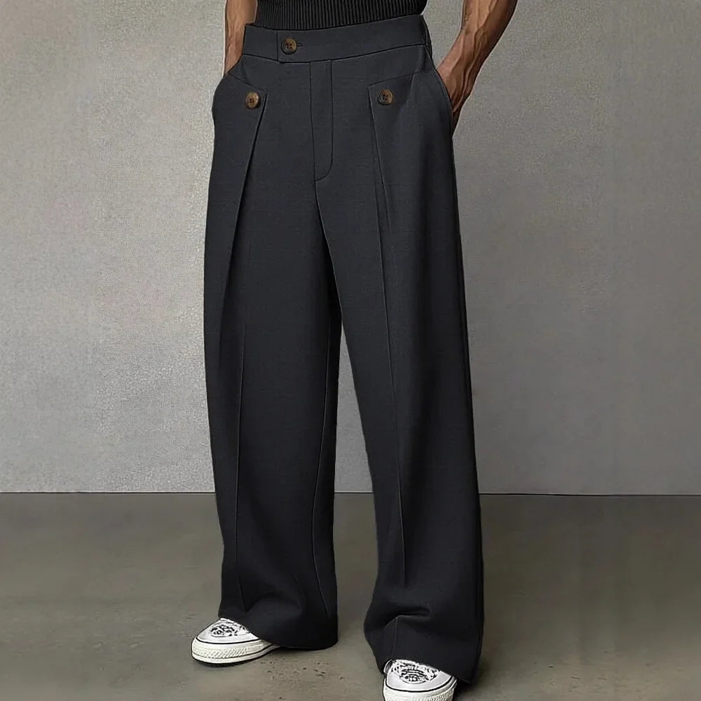 Cormac Button Tab Trousers