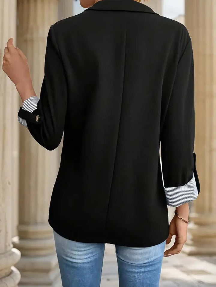 Tatiana Roll Tab Single Breasted Blazer