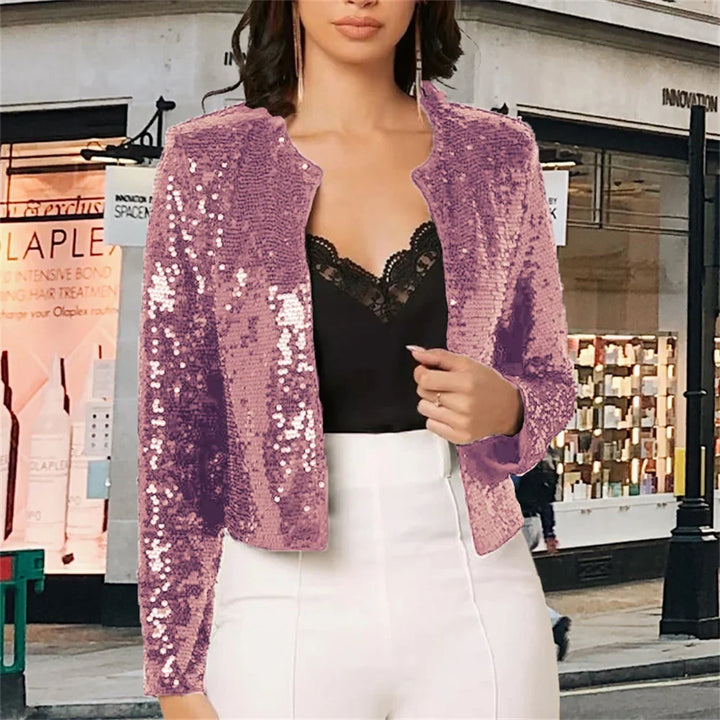 Adalina Sequin Crop Jacket