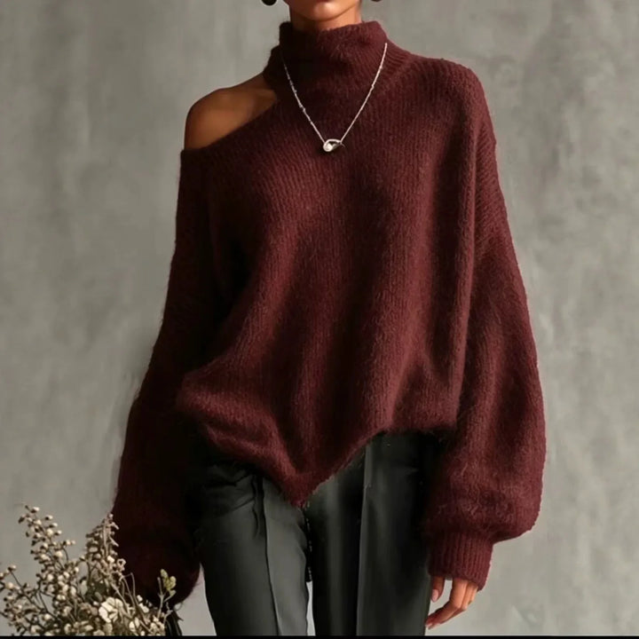 Emberly Cutout Shoulder Sweater