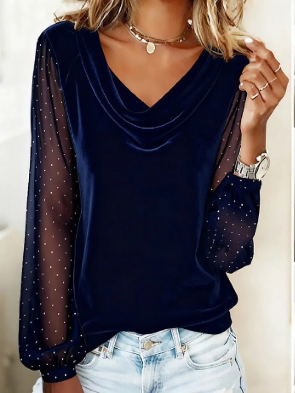 Seraphine Cowl Neck Blouse