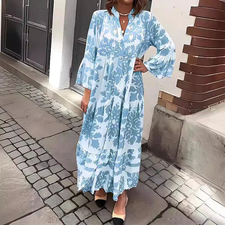 Rayna Boho Printed Midi Dress