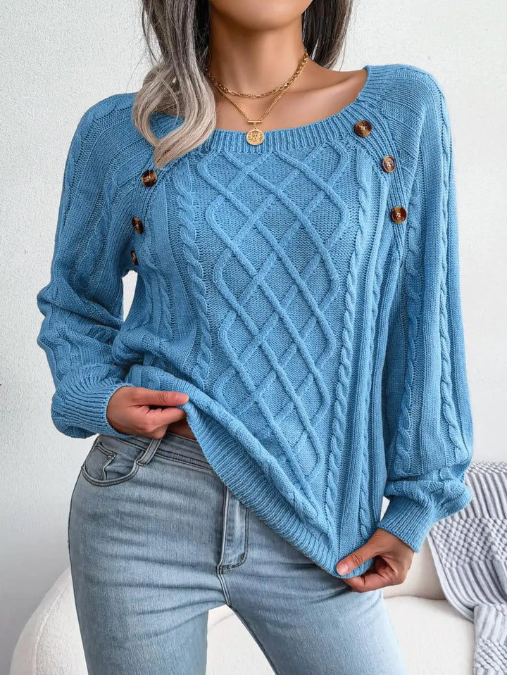 Marlowe Square Neck Sweater