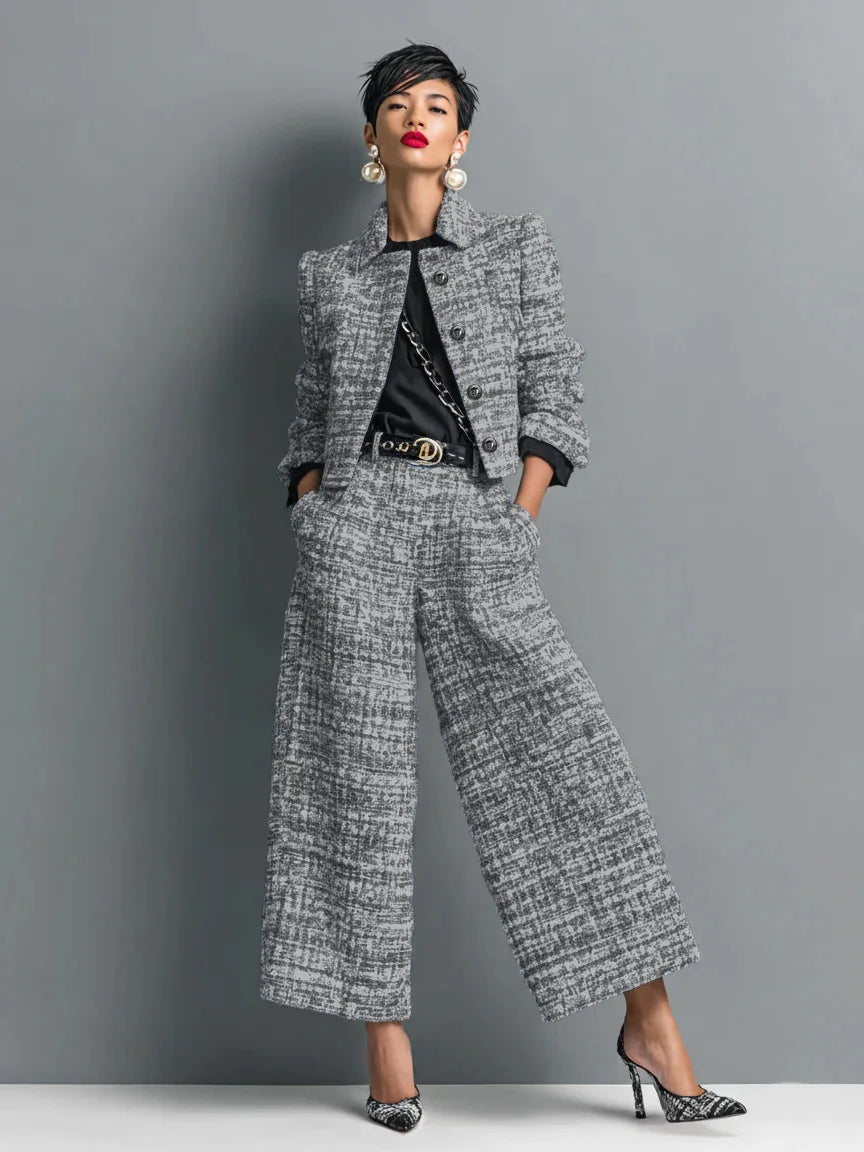 Marielle Notch Lapel Jacket Set