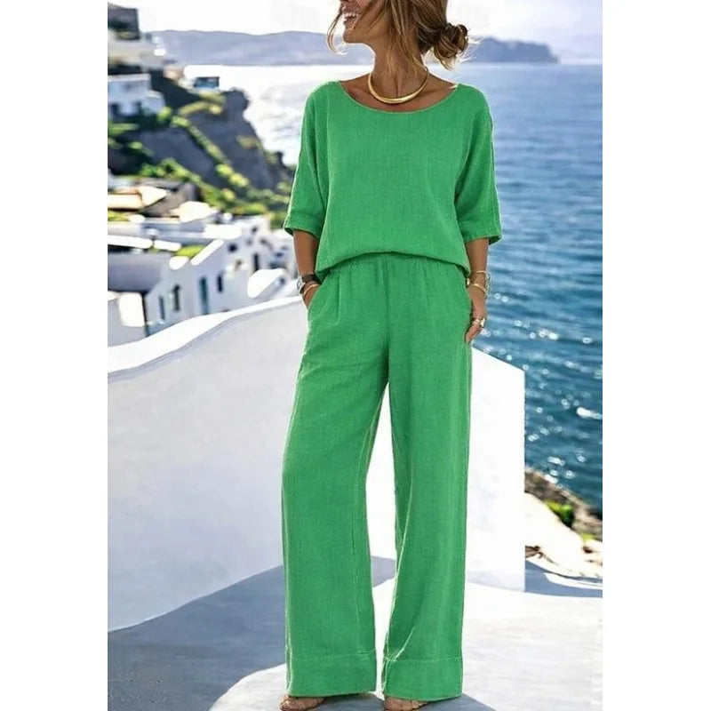 Evalina Summer Vacay Co-Ord Set
