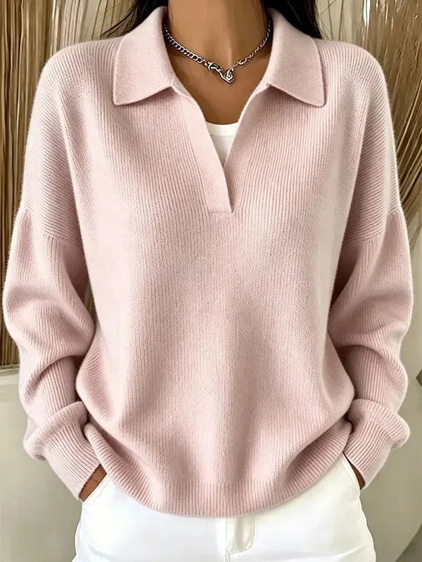 Isadora Ribbed Knit Polo