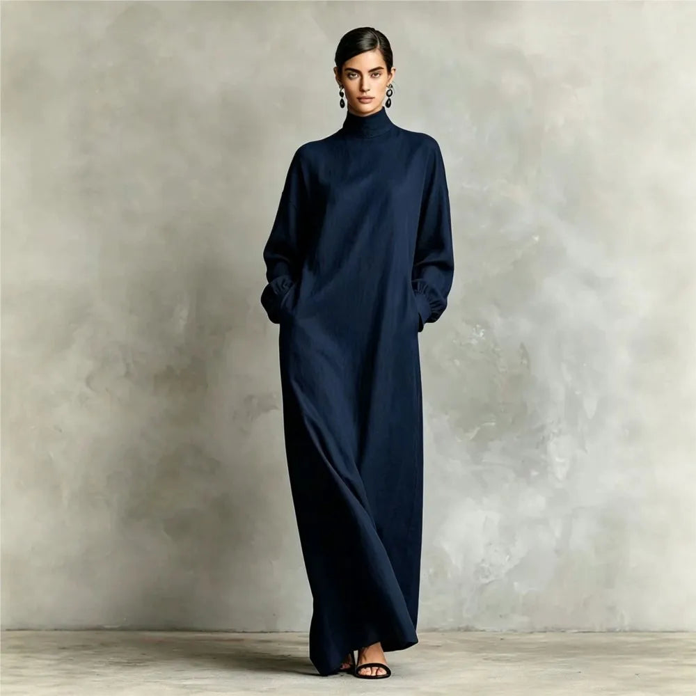 Lucia Turtleneck Maxi Dress
