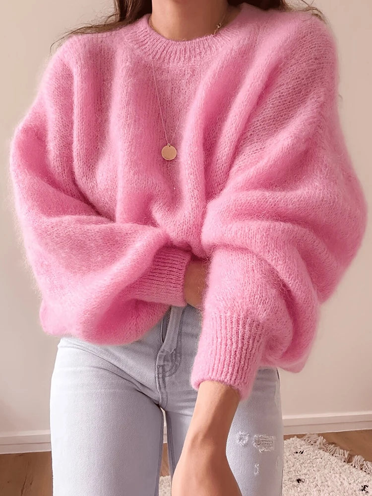 Junia Fuzzy Knit Pullover