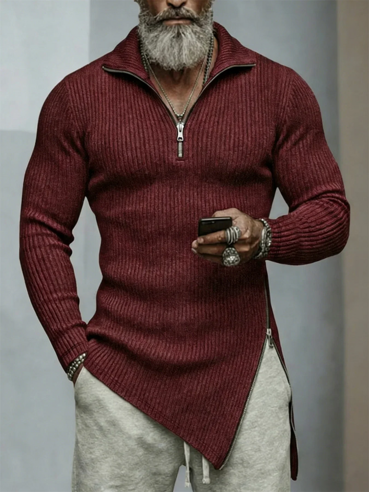 Douglas Quater Zip Knit Sweater