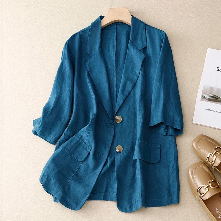 Leila Linen Blend Blazer